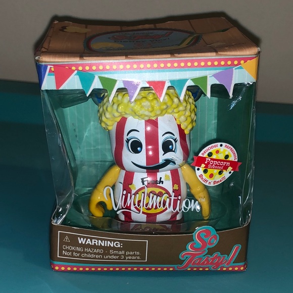 SO TASTY! 3" POPCORN DISNEY VINYLMATION FIGURE NEW - Picture 2 of 10